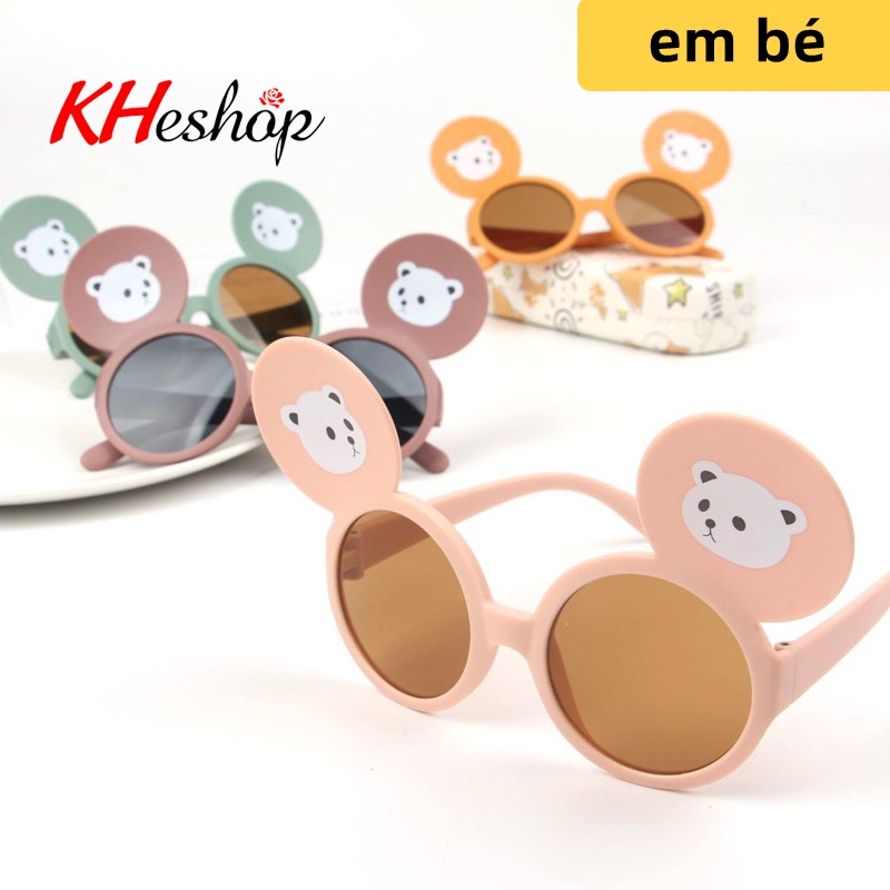 Xu hướng Kính Thời Trang chụp ảnh cho Bé Yêu, Tai To siêu cute chống nắng mã Y1608