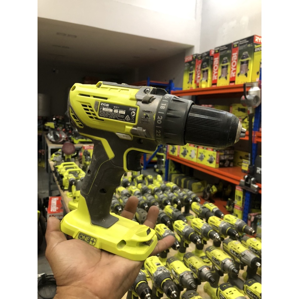 Thân máy khoan búa pin ryobi 18v r18pd3-0 - TRÊN 95% - 3 THÁNG - ÚC