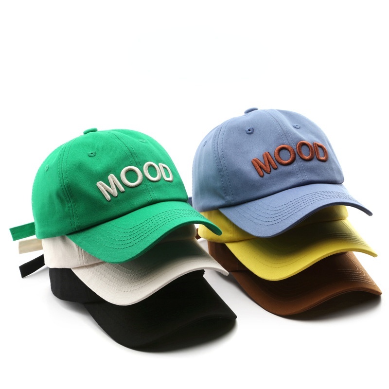 Mũ Lưỡi Trai Unisex Thêu Chữ Phong Cách Hàn Quốc