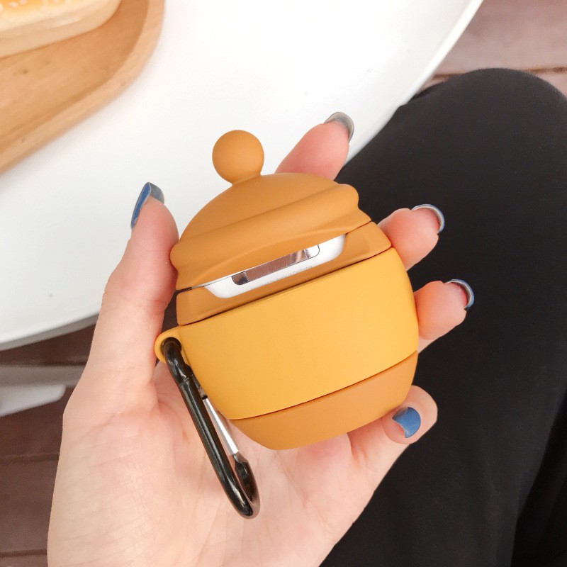 ☘️Case Apple AirPods Pro Bluetooth HUNNY ☘️Case Airpods Hộp đựng mật ong HUNNY cho AirPods 1/2/3 Pro - airpod case ️