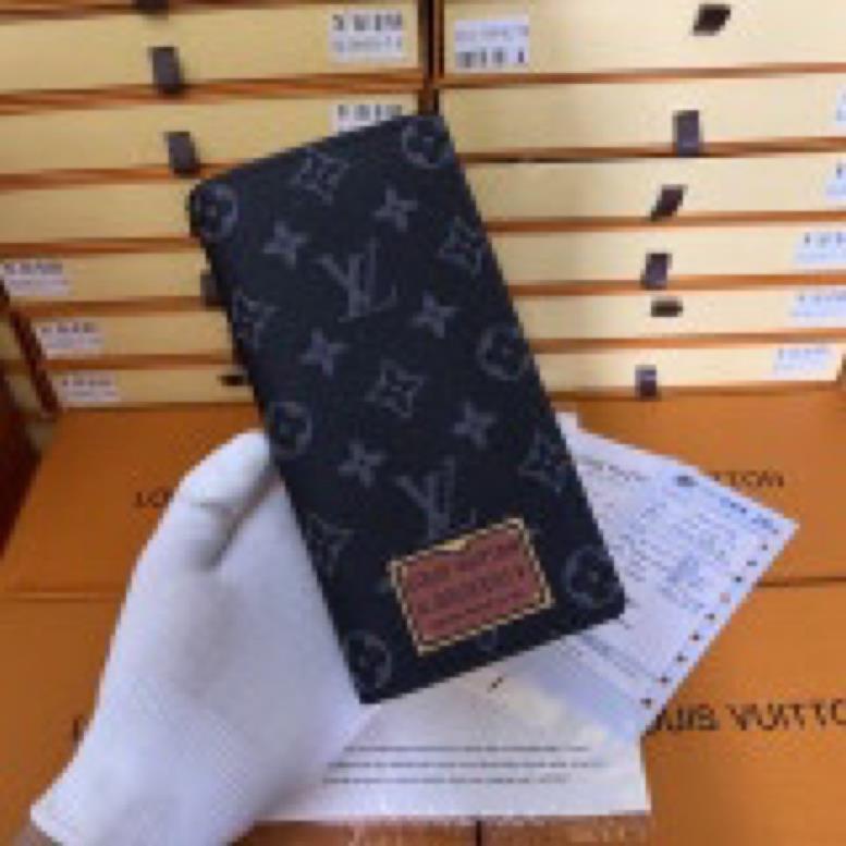 Ví Da Nam LV Full Box Cho Nam - Ví Dài LV Có Hộp Cho Nam