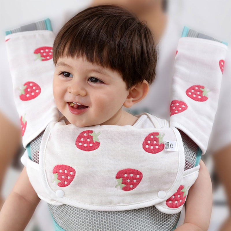 Yếm Ăn Cotton Mềm Mại Tiện Dụng Cho Bé Sơ Sinh