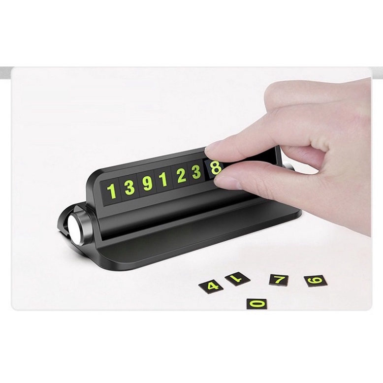 ⚡ Freeship ⚡  Thẻ ghi số điện thoại khi đỗ xe trên ô tô kiêm giá đỡ điện thoại | BigBuy360 - bigbuy360.vn