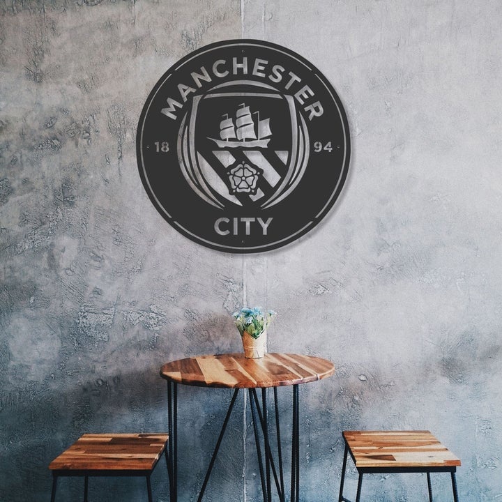 Logo Treo Tường CLB Bóng Đá Manchester City