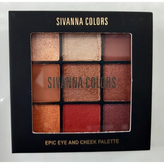 Bảng Phấn Má Hồng & Mắt SIVANNA COLORS Epic Eye And Cheek Palette HF4034
