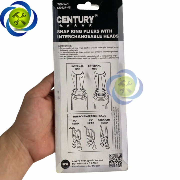 Kìm mở phe Century 120627-4S loại 4 đầu thay thế