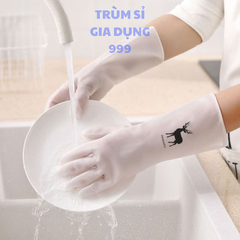 bao tay rửa chén hình hưu ngắn, bao tay hình hưu hình nay  siêu dai ngắn, găng tay rửa chén