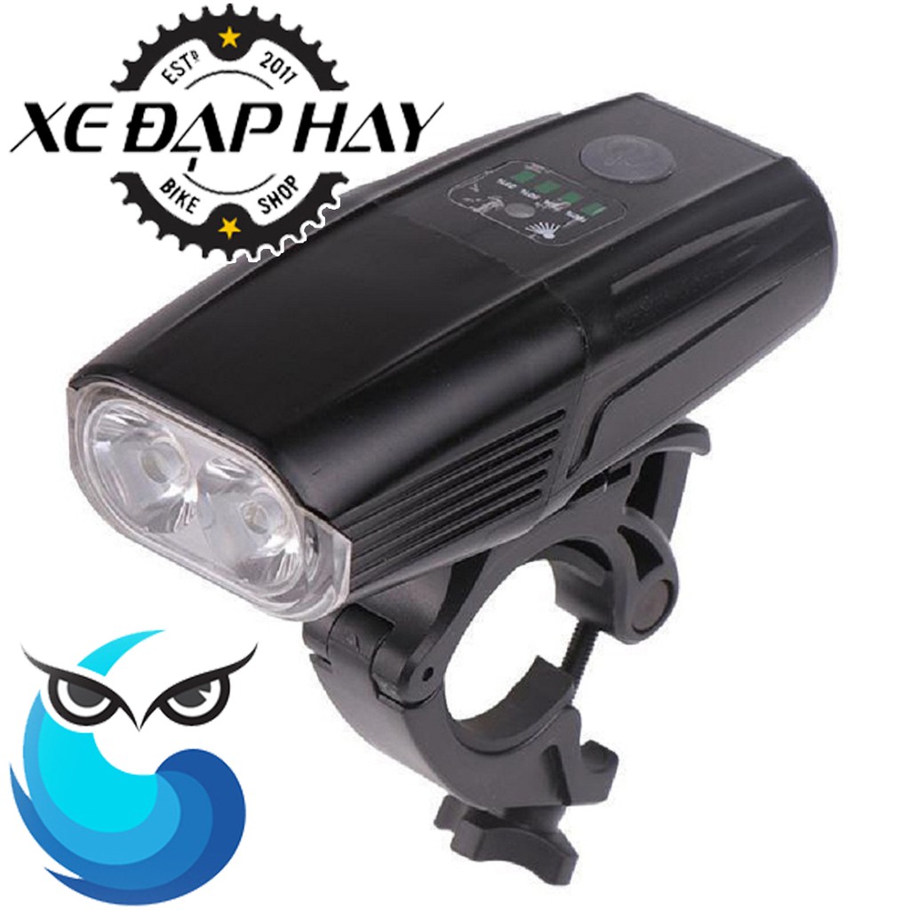 Đèn 2 Pha Xe Đạp 5503 | Sạc USB Siêu Sáng Chống Nước Tuyệt Đối  Độ Sáng 1000 Lumen Gấp 3 Lần đèn thường