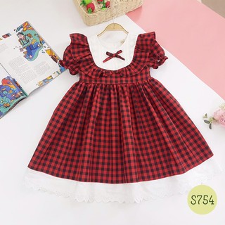 Váy caro đỏ Noel