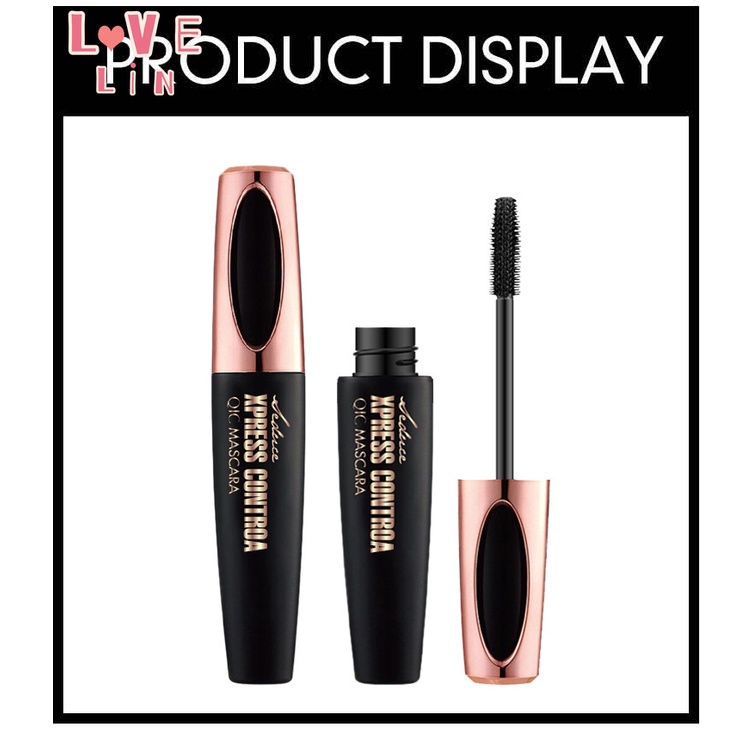 [Hàng mới về] Mascara 4D QIC làm dày dài và cong mi chống thấm nước tự nhiên