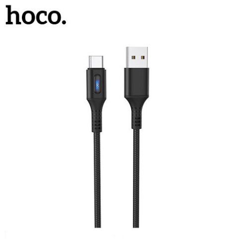 Cáp Sạc Nhanh Hoco U79 Type-C tích hợp đèn báo trên chuôi sạc và hỗ trợ truyền dữ liệu ,tự ngắt khi pin đầy