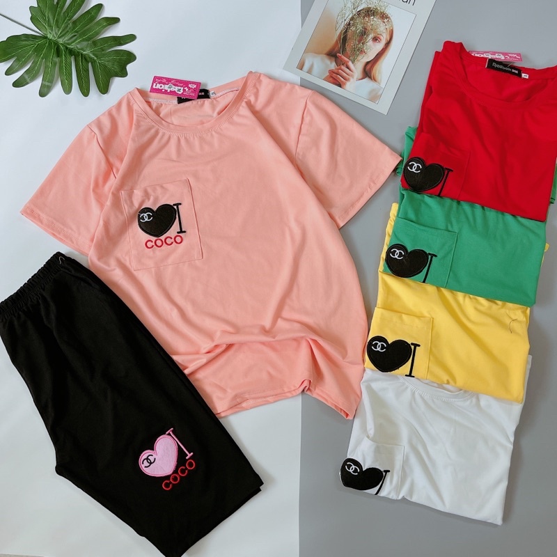 [KÈM ẢNH VIDEO THẬT][CÓ BIGSIZE TỚI 85KG] Set đồ thun, đồ bộ thun cotton mặc nhà chất co giãn 4 chiều dễ thương