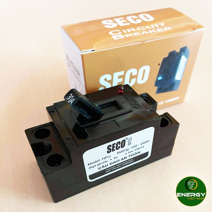 Át Cóc - Aptomat  Coc - CB Cóc SECO Giá Rẻ Chính Hãng 20A~30A~40A Mới - Thiết Bị Điện ENERGY