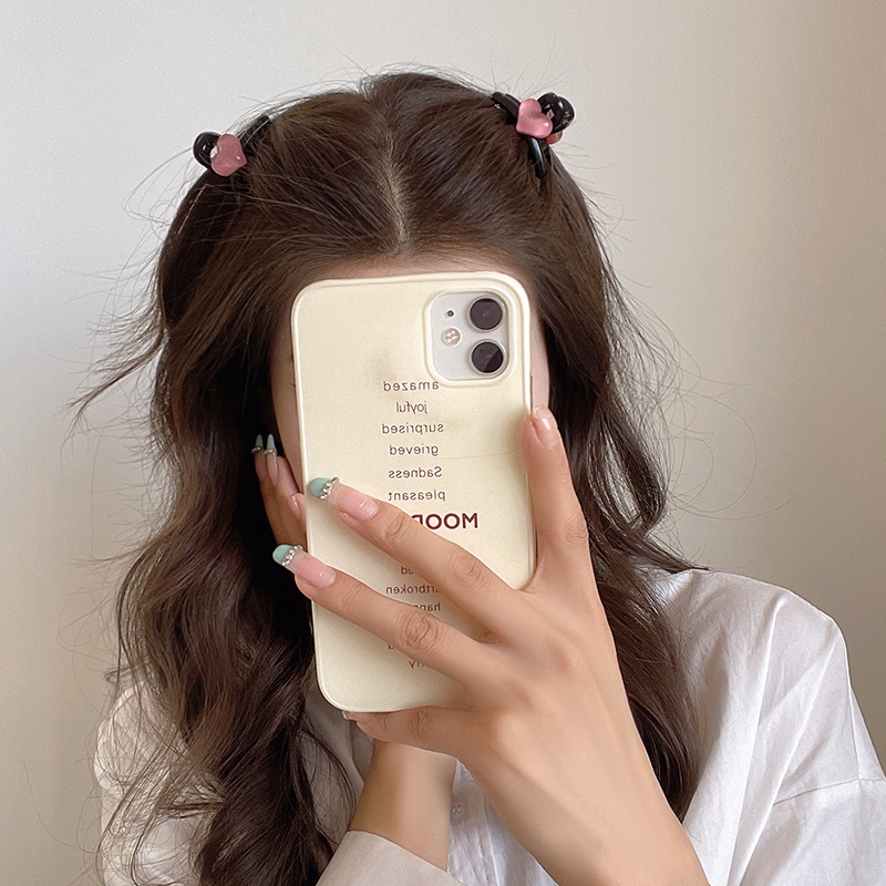 Kẹp Tóc Hình Trái Tim Bằng Acrylic Dễ Thương Xinh Xắn