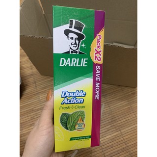 Hộp 2 tuyp kem đánh răng darlie bạc hà