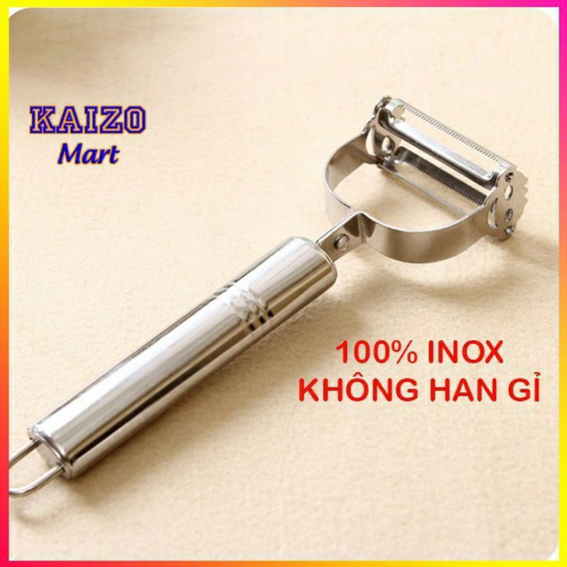 Nạo Củ Quả Inox Đa Năng 3 Trong 1 Có Thể Bào Sợi