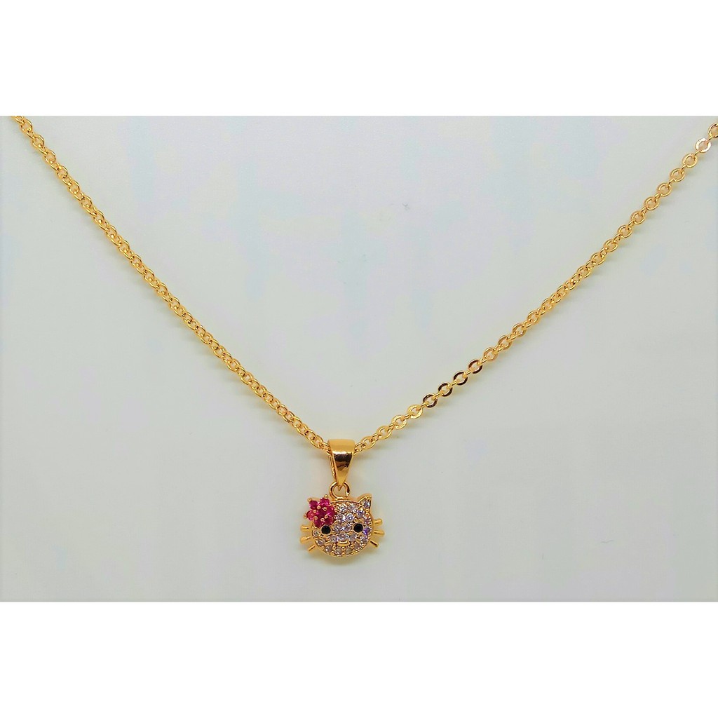 DÂY CHUYỀN NỮ MẠ VÀNG MẶT KITTY