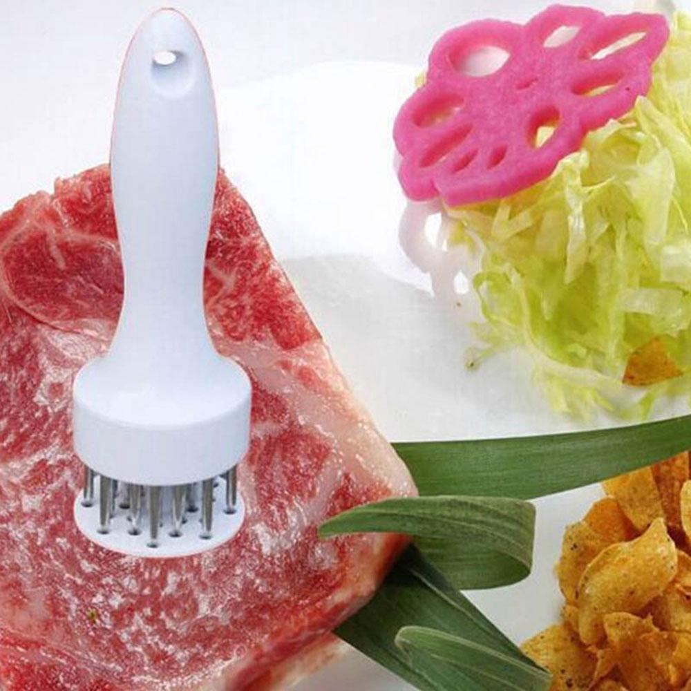 IVORY Dụng Cụ Dầm Thịt Bằng Thép Không Gỉ Kèm 21 Cây Kim Inox Cho Nhà Bếp