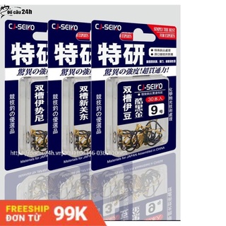 Lưỡi câu có ngạnh cj-seiko đủ kích cỡ
