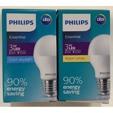Bóng đèn PHILIPS Essential LED Bulb E27 A60 -  - Tiết kiệm điện, chất lượng sáng cao