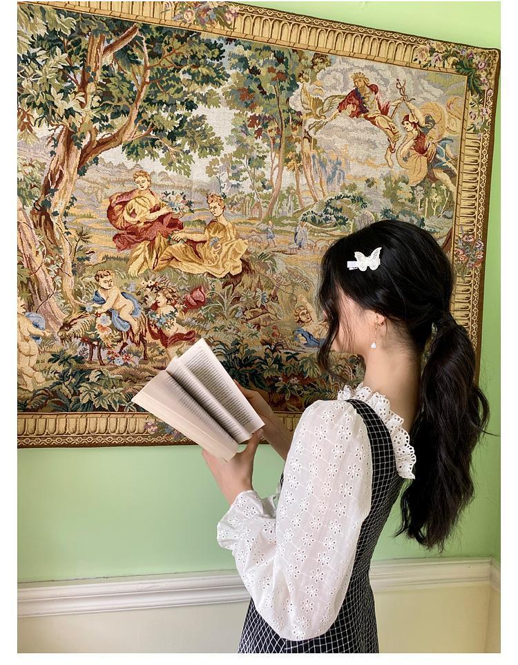 Đầm Công Chúa Maxi Tay Dài Phối Ren Hoạ Tiết Thêu Thời Trang Mùa Hè Cho Nữ | BigBuy360 - bigbuy360.vn