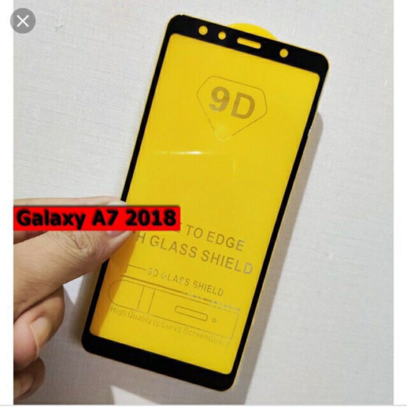 Kính cường lực Samsung Galaxy A7-2018 /A9 2018 full màn hình 9d