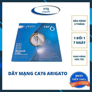 Dây Mạng LAN CAT6 ARIGATO Cao Cấp – Truyền Tải Tốc Độ Cao 1Gbps, Chống Nhiễu Tốt, Dây Internet Bền Bỉ Cho PC, Laptop