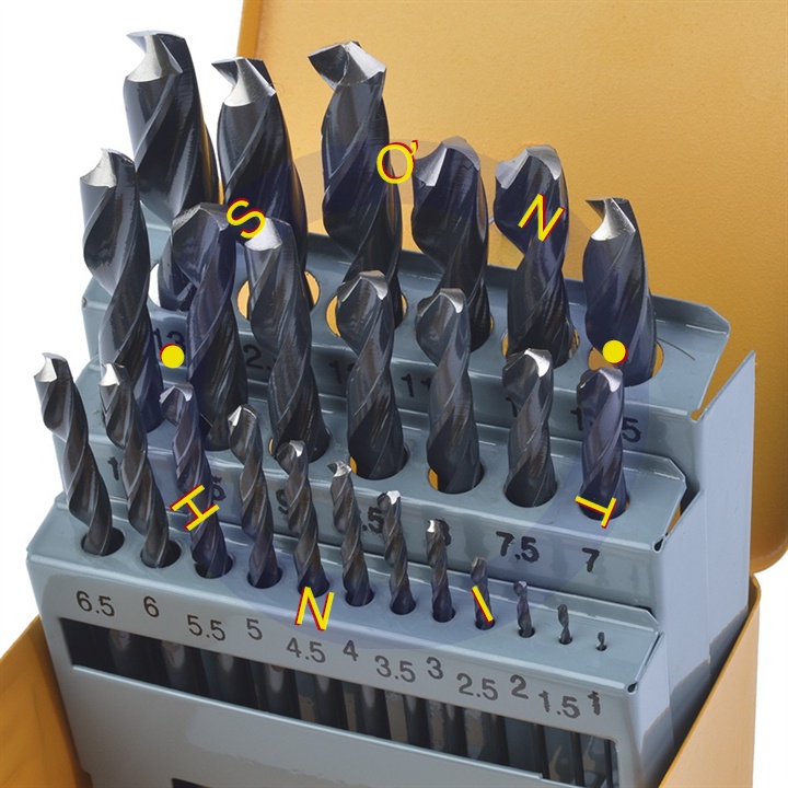 Mũi khoan sắt 25 cây tolsen 75082