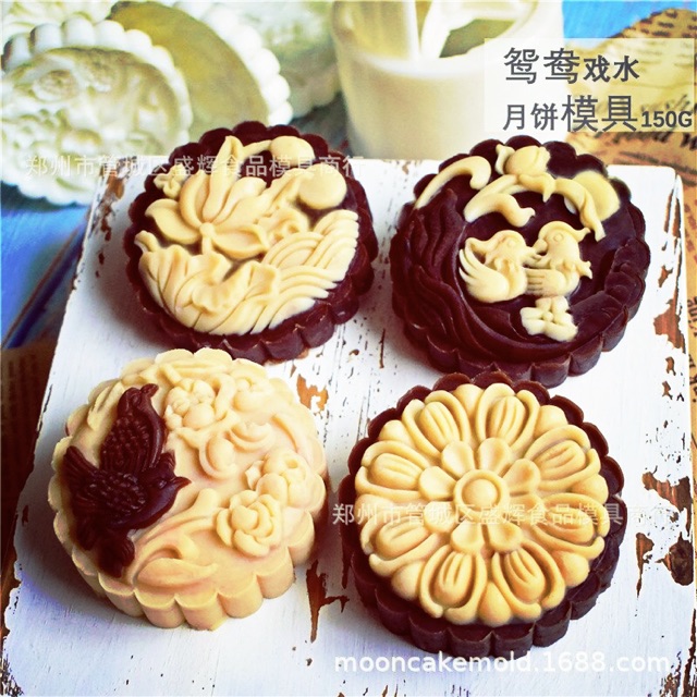 Khuôn trung thu 150g - 200g uyên ương