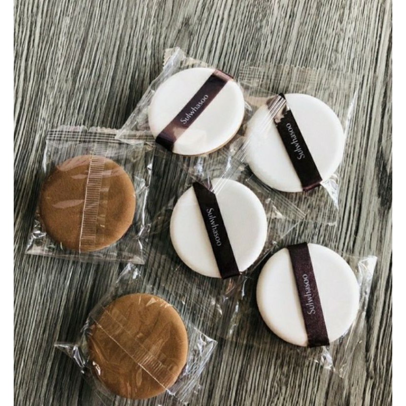 Bông phấn nước và bông phấn phủ  Sulwhasoo dành cho cushion Ohui, Whoo, Sum37, Hera, Sulwhasoo