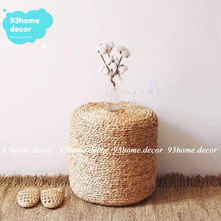 (Hàng dày không lún) Đôn lục bình, đôn bèo size, ghế lục bình vintage, ghế decor kích thước 40cm x 40cm