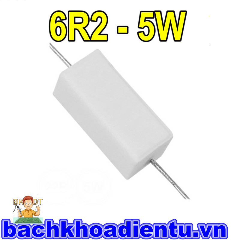 Điện trở 5W 6R2 6.2R chất lượng tốt