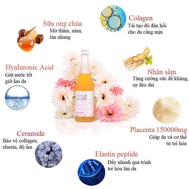 Tinh chất dưỡng trắng da #Fracora Placenta 🌺