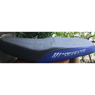 Yên xe Wave kiểu Monter Viền Xanh