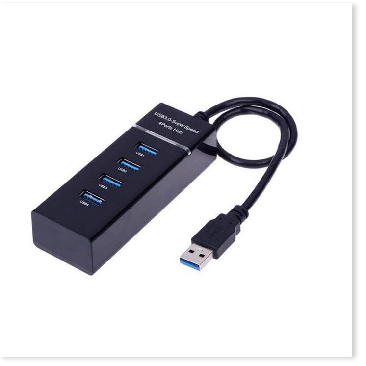 Bộ dây chia cổng 4 sạc USB  đa năng – Ổ căm điện 4 công USB – HUB USB 3.0