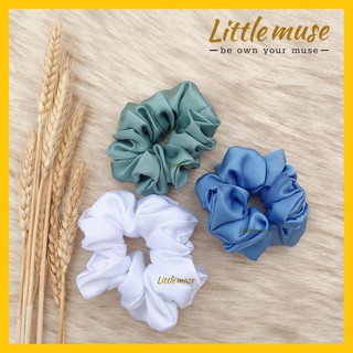Day cột tóc scrunchies vải phi bóng Little Muse