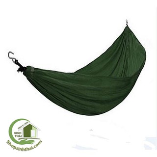 Võng dù cao cấp 2 lớp bền đẹp ( tặng kèm 5m dây )