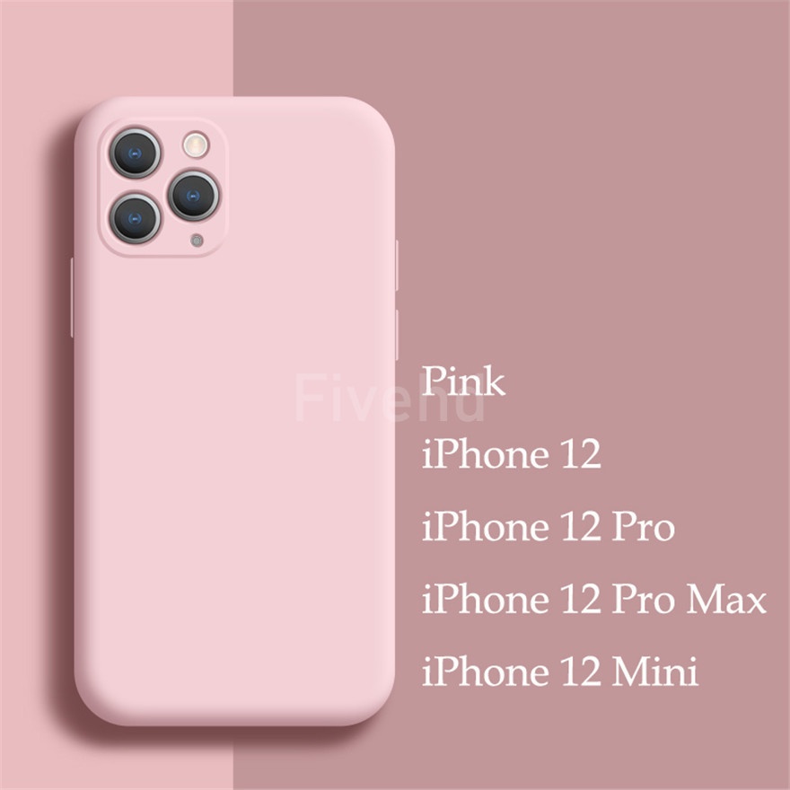Ốp điện thoại silicon mềm màu trơn bảo vệ cho iPhone Se 2020 X Xr Xs Max 8 7 6 6s Plus | BigBuy360 - bigbuy360.vn