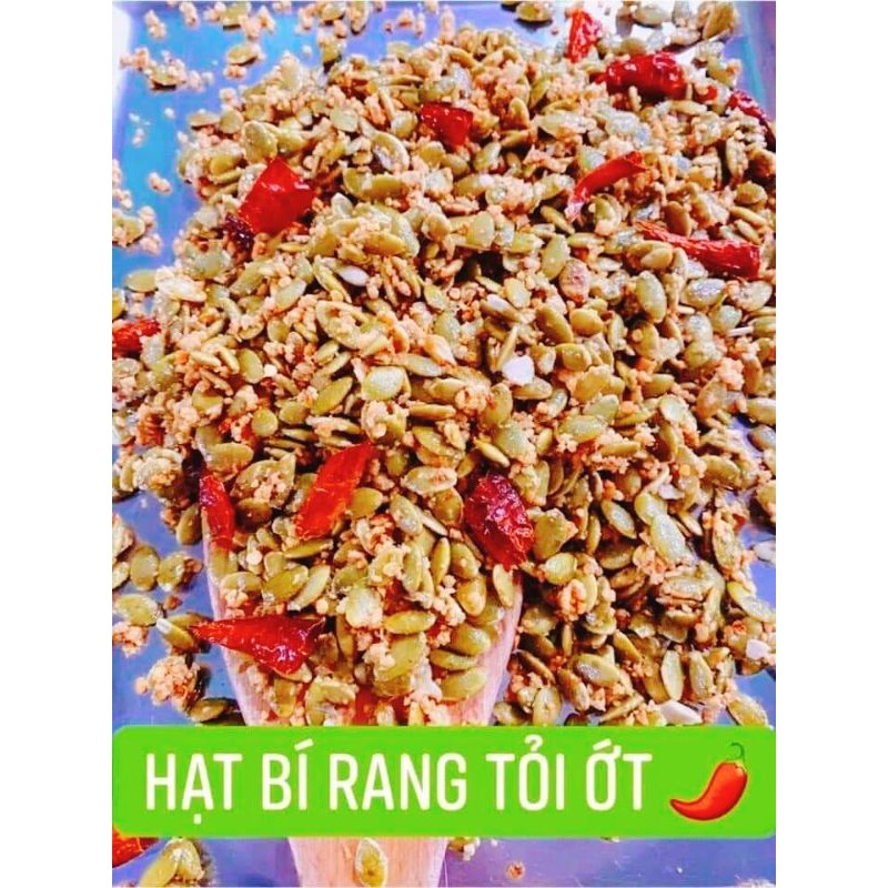 NHÂN HẠT BÍ XANH RANG TỎI ỚT HỦ 300G (Hình Thật)