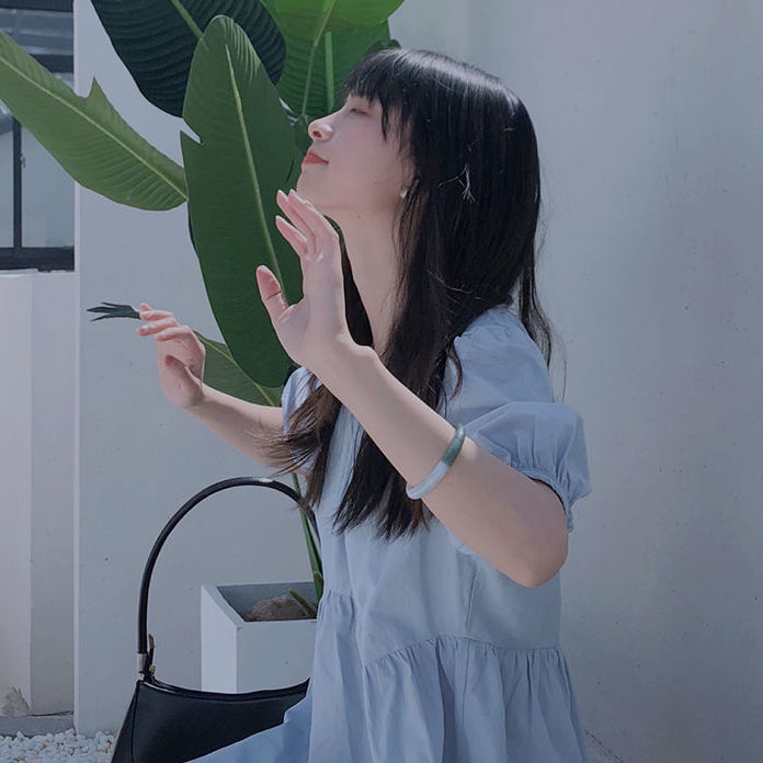 Đầm Chữ A Ngắn Tay Thời Trang Nữ Tính đầm bầu váy nữ váy bé gái váy dài chân váy dài váy nữ chân váy dài
