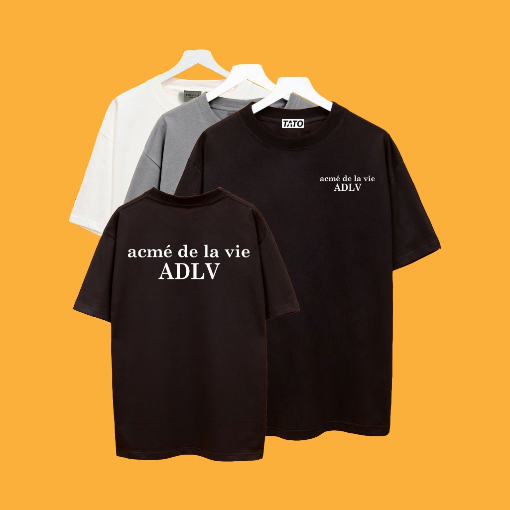 Áo Thun In Chữ ADLV , Áo Phông Unisex Form Rộng Chất Vải Cotton Thời Trang Nam Nữ