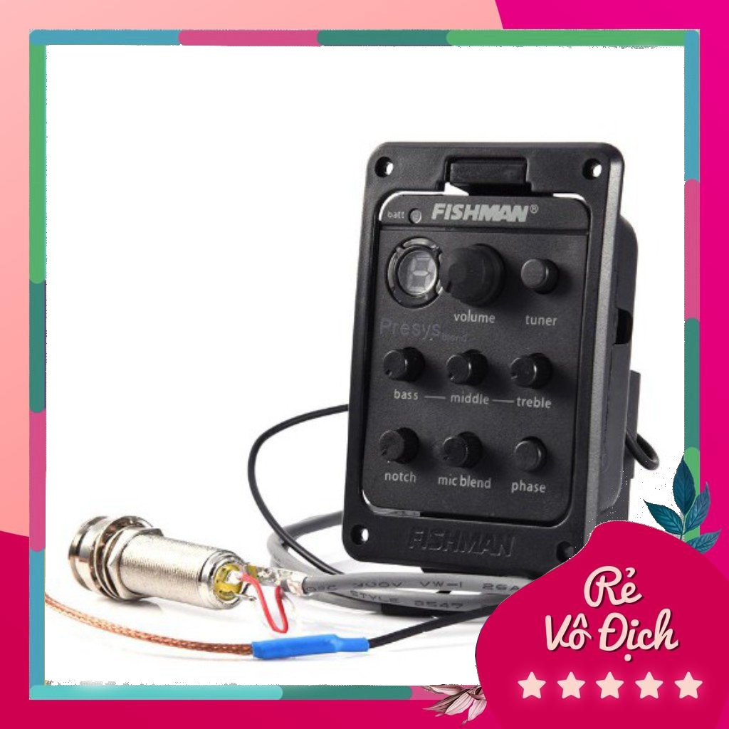 Bộ máy chỉnh EQ chuyên dụng FISHMAN Presys 301 cho đàn ghita và phụ kiện
