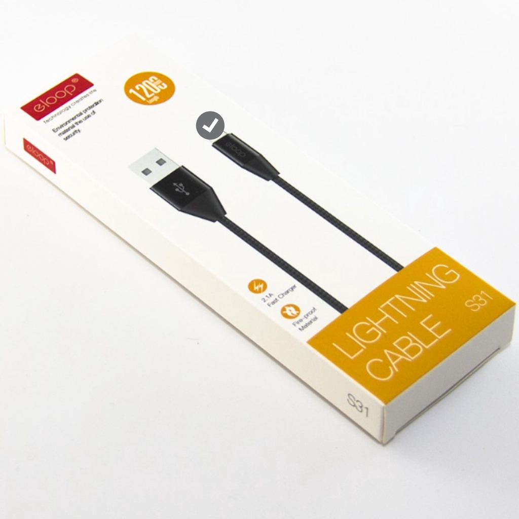 Cáp sạc IPEloop S31 Dài 1,2 mét Chuẩn