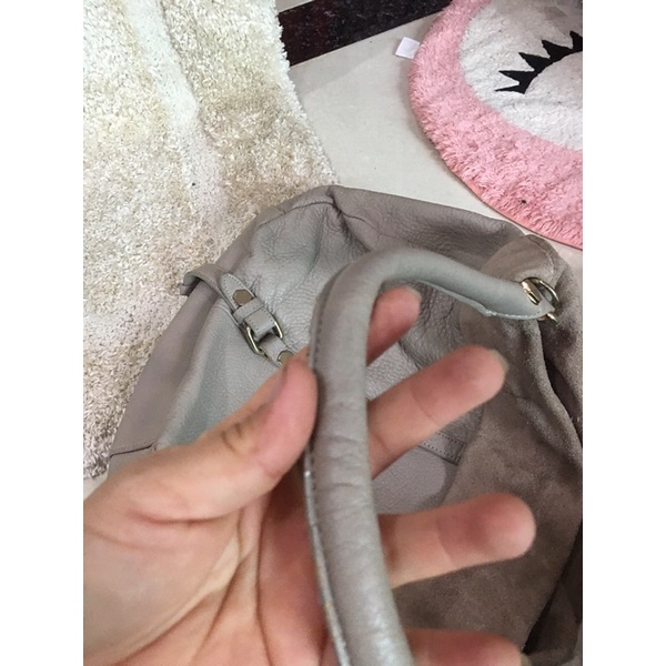 Túi si da thật y hình sale thu hồi vốn