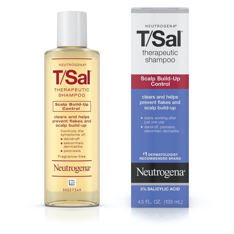 Dầu gội giảm gàu T Sal + T Gel Neutrogena Mỹ