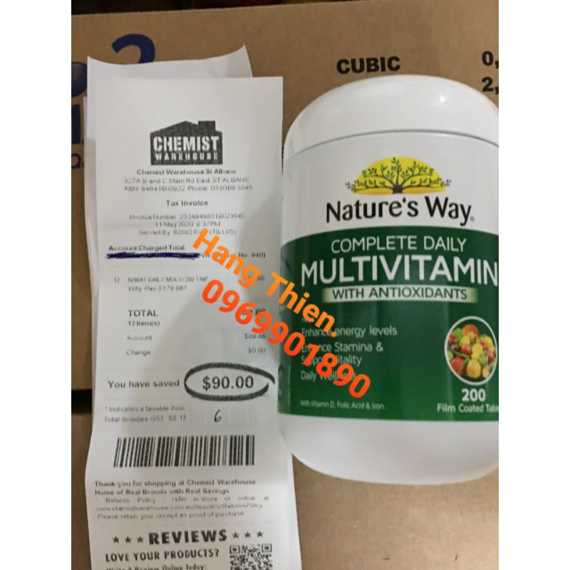 V.t.m tổng hợp tảo biển NW Multivitamin 200v