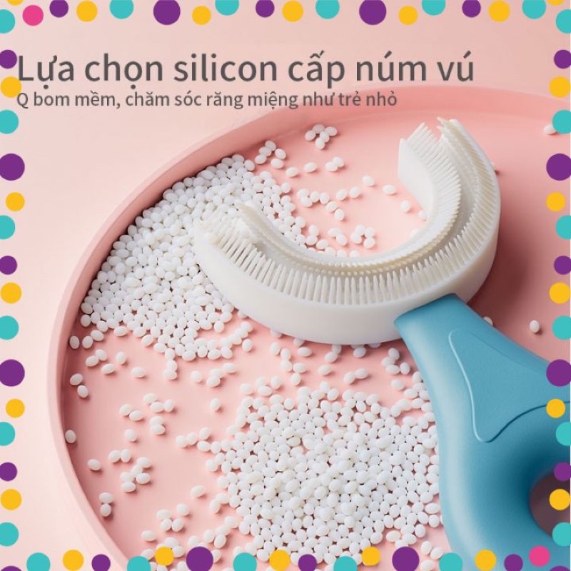 🍄 Bàn chải đánh răng thông minh cho bé thế hệ mới 360 độ🍄