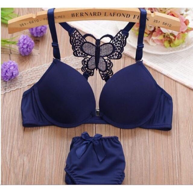 Bộ Đồ Lót Sexy Hình Cánh bướm Cài Ngực Trước | BigBuy360 - bigbuy360.vn