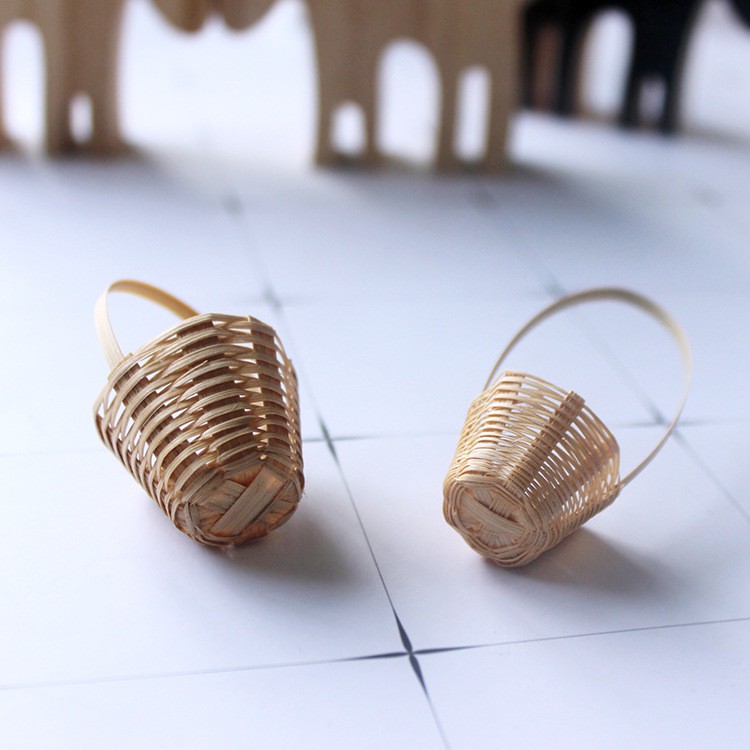 Phụ kiện mô hình mini doll figure 1/6 - Giỏ Lẵng Hoa