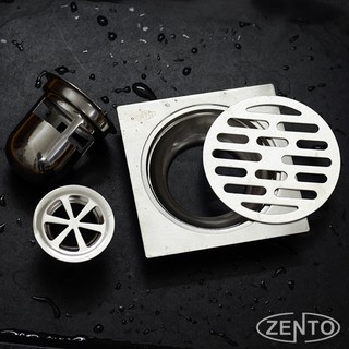Phễu thoát sàn chống mùi inox Zento TS125